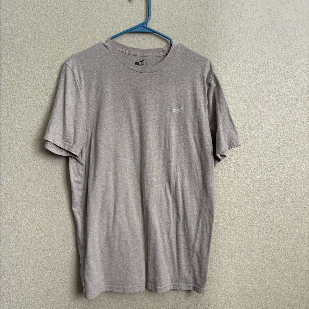 Hollister Tan  Short Sleeve Tee
